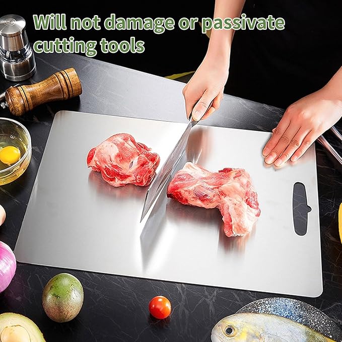 Tijarah Cart™ Titanium Cutting Board - لوح تقطيع التيتانيوم