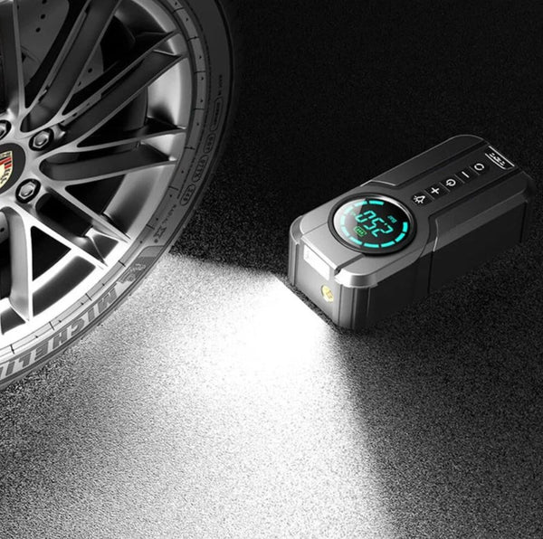 Tijarah Cart™Jump Starter With Air Pump جهاز تشغيل البطارية مع منفاخ هواء