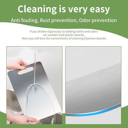 Tijarah Cart™ Titanium Cutting Board - لوح تقطيع التيتانيوم