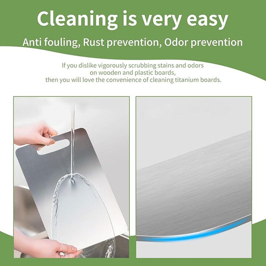 Tijarah Cart™ Titanium Cutting Board - لوح تقطيع التيتانيوم