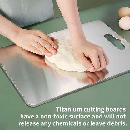 Tijarah Cart™ Titanium Cutting Board - لوح تقطيع التيتانيوم