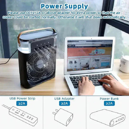 Tijarah Cart Air Coolerهيكساليفينغ™ ميني مكيف الهواء المحمول