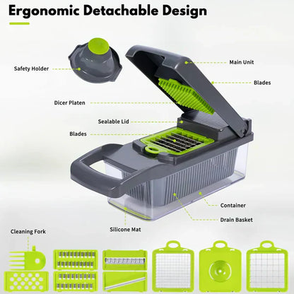 Tijarah Cart™ Multifunctional Vegetable Slicer